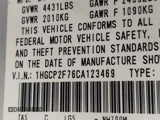 2012 Honda Accord EX with VIN 1HGCP2F76CA123469, listed as a IAAI auction lot 42552502 with 171,364 mi miles and . Bid and sale history available at DreamBid. Image 9.