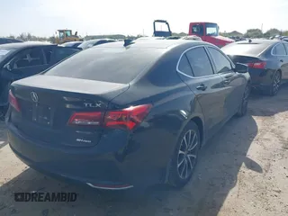 2015 Acura TLX V6 Tech with VIN 19UUB3F53FA006668, listed as a IAAI auction lot 41812767 with 79,311 mi miles. Bid and sale history available at carsss.com. Image 4.