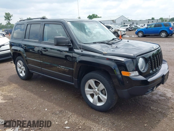 2014 Jeep Patriot Latitude with VIN 1C4NJRFB1ED616001, listed as a IAAI auction lot 42722459 with 81,561 mi miles and . Bid and sale history available at DreamBid. Image 1.