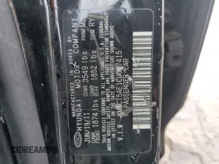 2012 Hyundai Accent GS with VIN KMHCT5AE1CU007415, listed as a Copart auction lot 46952335 with 264,671 mi miles and Clean Title. Bid and sale history available at carsss.com. Image 12.
