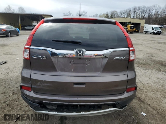 2016 Honda CR-V EX z VIN 2HKRM4H51GH613745, wystawiony jako Copart lot #52100315 z przebiegiem 118 744 mil mil oraz Szkoda całkowita • Salvage title. Historia ofert i sprzedaży dostępna na DreamBid. Obrazek 6.