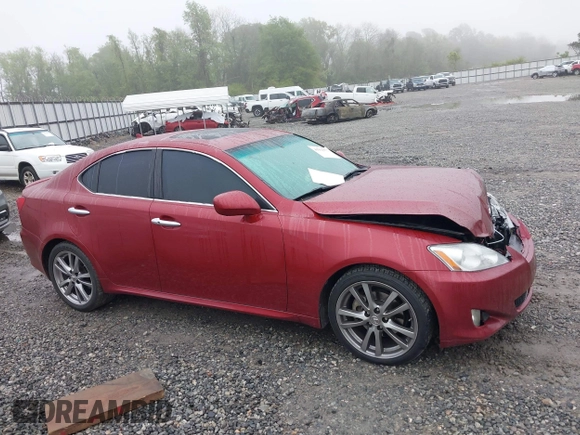 2008 Lexus IS with VIN JTHBK262085061532, listed as a IAAI auction lot 41931577 with 244,834 mi miles. Bid and sale history available at carsss.com. Image 13.