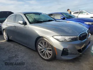 2024 BMW 3 Series 330e with VIN 3MW39FF07R8E10100, listed as a Copart auction lot 74525254 with 0 mi miles and Non Repairable. Bid and sale history available at carsss.com. Image 4.