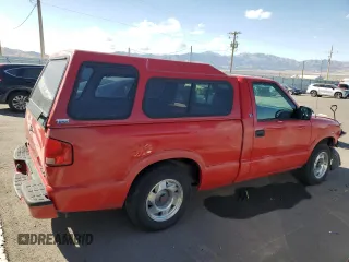2000 GMC Sonoma SL with VIN 1GTCS145XYK251238, listed as a Copart auction lot 77899534 with 61,827 mi miles and Salvage Title. Bid and sale history available at carsss.com. Image 3.