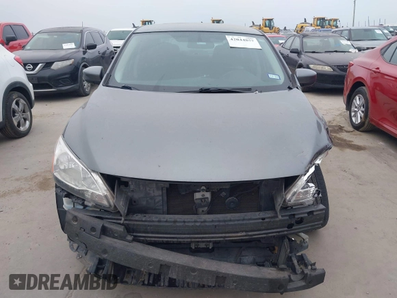 2015 Nissan Sentra S with VIN 3N1AB7AP1FY345428, listed as a IAAI auction lot 42044857 with 113,046 mi miles. Bid and sale history available at carsss.com. Image 13.