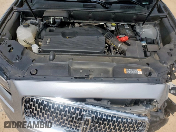 2021 Lincoln Nautilus Standard with VIN 2LMPJ6J97MBL10890, listed as a Copart auction lot 57860015 with 7,052 mi miles and Salvage title. Bid and sale history available at DreamBid. Image 12.