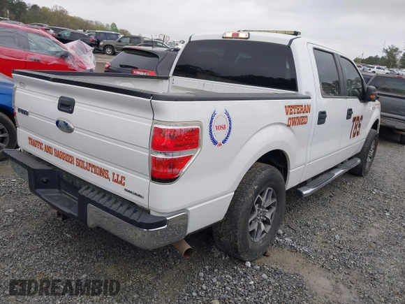 2012 Ford F-150 XL with VIN 1FTFW1EF9CFB86604, listed as a IAAI auction lot 41890486 with 150,102 mi miles and . Bid and sale history available at DreamBid. Image 4.