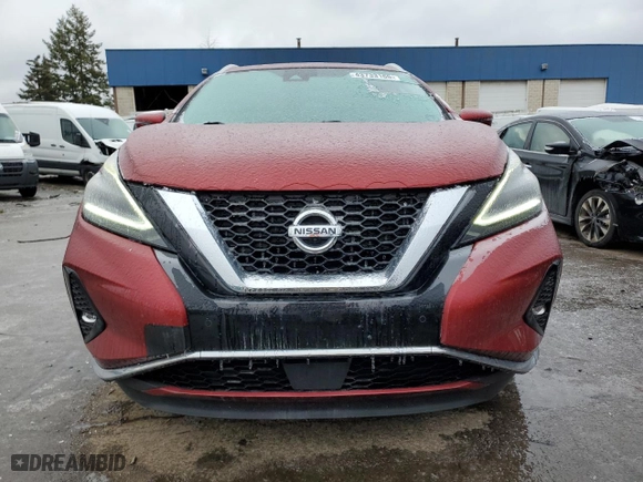 2020 Nissan Murano Platinum with VIN 5N1AZ2DS8LN105728, listed as a Copart auction lot 43733165 with 67,278 mi miles and Salvage Title. Bid and sale history available at carsss.com. Image 5.