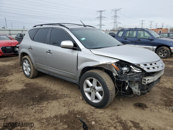 2005 Nissan Murano SL with VIN JN8AZ08T25W300642, listed as a Copart auction lot 44338145 with 169,912 mi miles and Salvage Title. Bid and sale history available at carsss.com. Image 4.