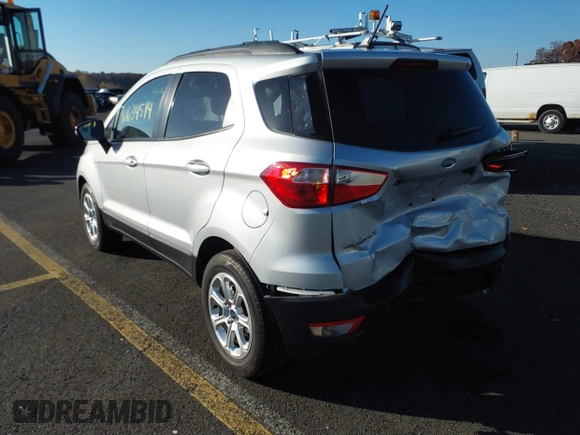 2021 Ford EcoSport SE with VIN MAJ3S2GE5MC417466, listed as a IAAI auction lot 40634514 with 19,730 mi miles and . Bid and sale history available at DreamBid. Image 3.