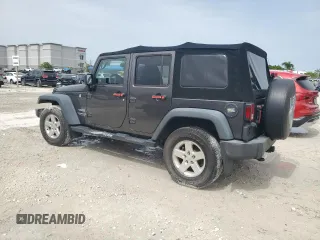 2017 Jeep Wrangler Unlimited Sport with VIN 1C4HJWDG5HL597733, listed as a Copart auction lot 59278195 with 99,156 mi miles and Salvage title. Bid and sale history available at DreamBid. Image 2.