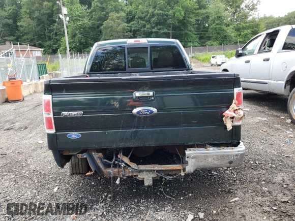 2012 Ford F-150 XL with VIN 1FTFW1ET9CFB60879, listed as a Copart auction lot 60783555 with 175,255 mi miles and Salvage title. Bid and sale history available at DreamBid. Image 6.