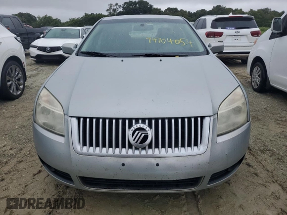 2007 Mercury Milan Premier with VIN 3MEHM08Z67R626333, listed as a Copart auction lot 74704054 with 0 mi miles and Salvage Title. Bid and sale history available at carsss.com. Image 5.