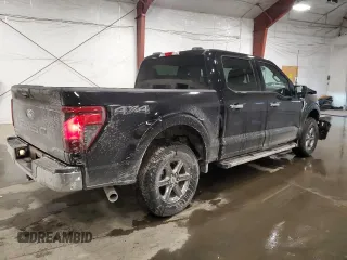 2024 Ford F-150 XLT with VIN 1FTEW3LP1RKD77680, listed as a Copart auction lot 44554285 with 948 mi miles and Salvage Title. Bid and sale history available at carsss.com. Image 3.
