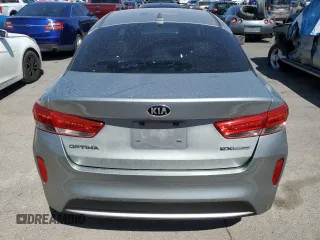 2017 Kia Optima Hybrid EX with VIN KNAGU4LE4H5017493, listed as a Copart auction lot 53949885 with 112,034 mi miles and Clean Title. Bid and sale history available at carsss.com. Image 6.