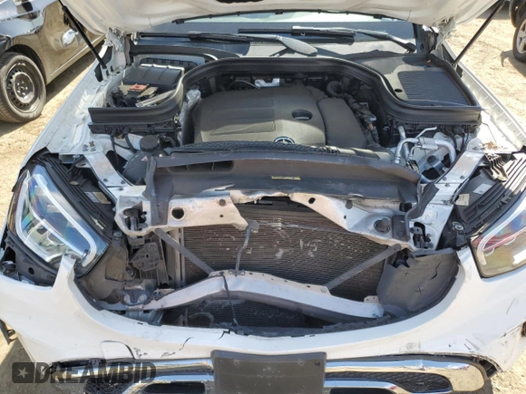 2020 Mercedes-Benz GLC 300 with VIN W1N0G8DB6LF765634, listed as a Copart auction lot 58969615 with 79,498 mi miles and Salvage title. Bid and sale history available at DreamBid. Image 12.