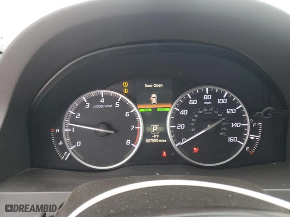 2016 Acura RDX Advance Pkg with VIN 5J8TB4H74GL003817, listed as a Copart auction lot 41998735 with 87,580 mi miles and Salvage Title. Bid and sale history available at carsss.com. Image 9.