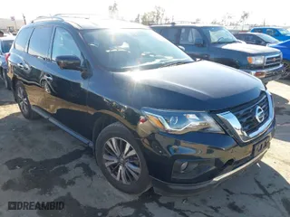 2017 Nissan Pathfinder SV with VIN 5N1DR2MN1HC630141, listed as a IAAI auction lot 41376712 with 75,133 mi miles. Bid and sale history available at carsss.com. Image 1.