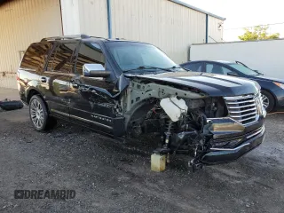 2015 Lincoln Navigator with VIN 5LMJJ2HT7FEJ08535, listed as a Copart auction lot 48005555 with 115,929 mi miles and Salvage title. Bid and sale history available at DreamBid. Image 4.
