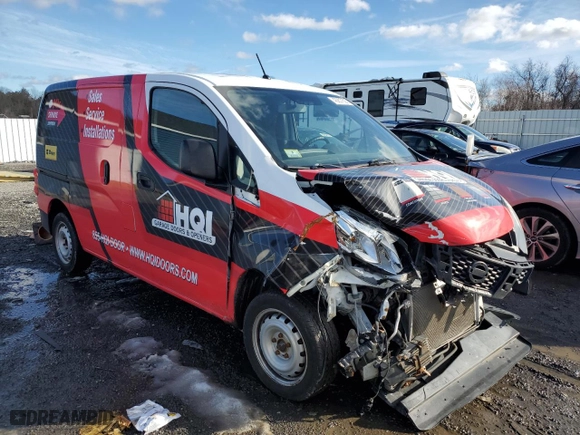 2016 Nissan NV200 S with VIN 3N6CM0KN3GK699375, listed as a Copart auction lot 43207605 with 58,053 mi miles and Salvage Title. Bid and sale history available at carsss.com. Image 4.