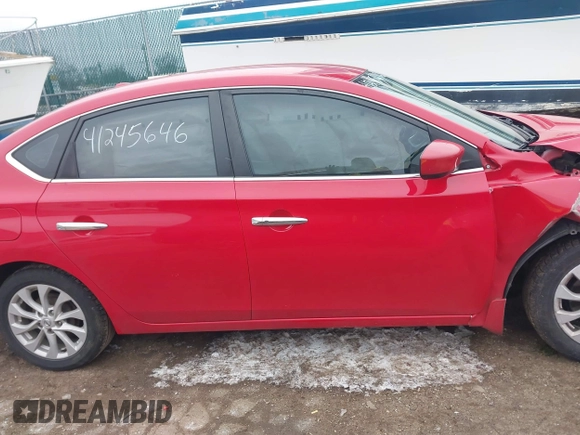 2019 Nissan Sentra SV z VIN 3N1AB7AP9KL607039, wystawiony jako IAAI lot #41245646 z przebiegiem 153 922 mil mil oraz . Historia ofert i sprzedaży dostępna na DreamBid. Obrazek 14.