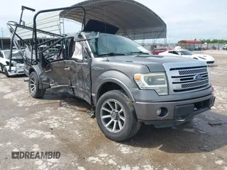 2013 Ford F-150 XL with VIN 1FTFW1ETXDFB90054, listed as a IAAI auction lot 42385219 with 270,317 mi miles and . Bid and sale history available at DreamBid. Image 1.