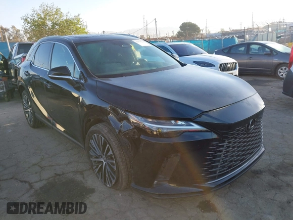 2023 Lexus RX with VIN 2T2BAMBA5PC007041, listed as a IAAI auction lot 41878284 with 25,122 mi miles. Bid and sale history available at carsss.com. Image 1.