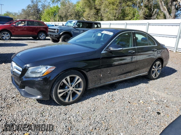 2015 Mercedes-Benz C 300 with VIN 55SWF4JB5FU085944, listed as a Copart auction lot 48714285 with 108,118 mi miles and Non Repairable. Bid and sale history available at carsss.com. Image 1.