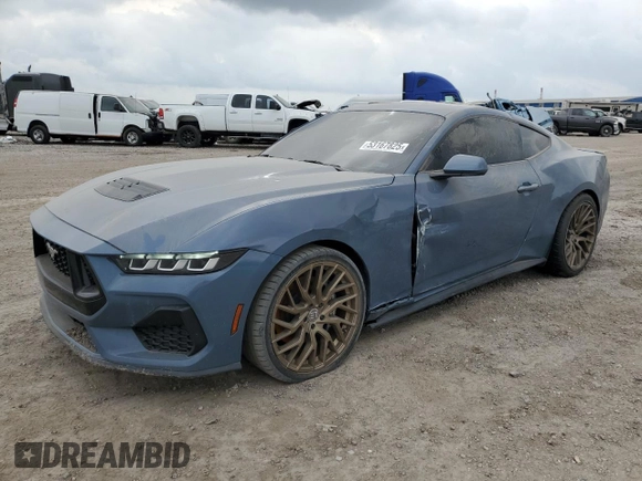 2024 Ford Mustang GT with VIN 1FA6P8CF9R5422018, listed as a Copart auction lot 53167825 with Not provided miles and Salvage title. Bid and sale history available at DreamBid. Image 1.