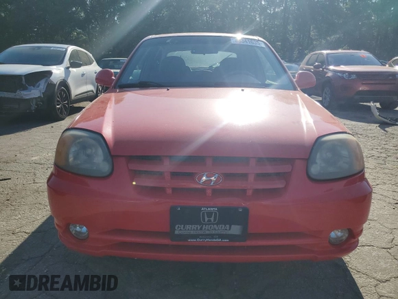 2004 Hyundai Accent GL with VIN KMHCG35C04U318398, listed as a Copart auction lot 53341635 with 79,169 mi miles and Non Repairable. Bid and sale history available at carsss.com. Image 5.