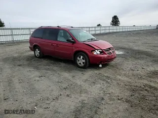2007 Dodge Grand Caravan SXT with VIN 2D4GP44L97R271017, listed as a Copart auction lot 49551445 with 153,912 mi miles and Salvage Title. Bid and sale history available at carsss.com. Image 12.