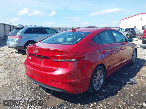 2017 Hyundai Elantra SE with VIN KMHD84LFXHU166009, listed as a IAAI auction lot 42416934 with 115,277 mi miles and . Bid and sale history available at DreamBid. Image 4.