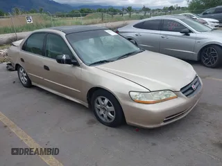 2001 Honda Accord EX z VIN 1HGCG56651A097162, wystawiony jako IAAI lot #42255686 z przebiegiem 313 662 mil mil oraz . Historia ofert i sprzedaży dostępna na DreamBid. Obrazek 1.