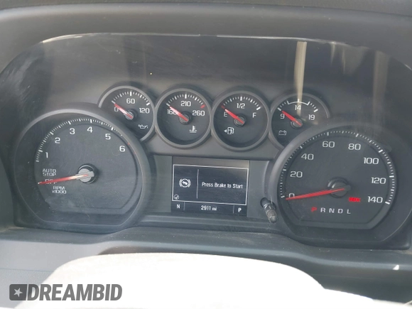 2024 Chevrolet Silverado 1500 with VIN 3GCPDAEK8RG154919, listed as a IAAI auction lot 40178946 with 2,911 mi miles and . Bid and sale history available at DreamBid. Image 7.