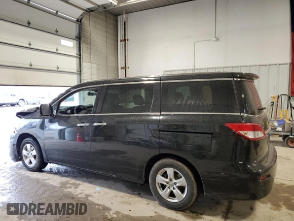 2013 Nissan Quest SV with VIN JN8AE2KP7D9063551, listed as a Copart auction lot 48493155 with 120,689 mi miles and Salvage title. Bid and sale history available at DreamBid. Image 2.