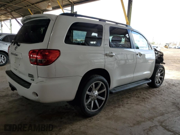 2013 Toyota Sequoia SR5 with VIN 5TDBW5G17DS091225, listed as a Copart auction lot 48523295 with 222,567 mi miles and Salvage Title. Bid and sale history available at carsss.com. Image 3.