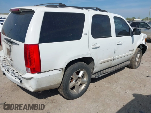 2007 Chevrolet Tahoe LTZ with VIN 1GNFC13007R139710, listed as a IAAI auction lot 41899509 with 215,004 mi miles and . Bid and sale history available at DreamBid. Image 4.