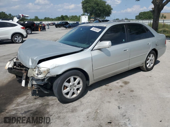 2000 Toyota Avalon XL with VIN 4T1BF28B4YU059562, listed as a Copart auction lot 58356285 with Not provided miles and Salvage title. Bid and sale history available at DreamBid. Image 1.