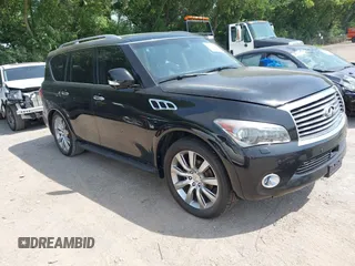 2014 Infiniti QX80 with VIN JN8AZ2NEXE9064144, listed as a IAAI auction lot 42810995 with 210,231 mi miles and . Bid and sale history available at DreamBid. Image 1.