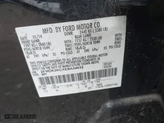 2014 Ford Edge Limited with VIN 2FMDK3KCXEBA34632, listed as a IAAI auction lot 41808621 with 212,862 mi miles. Bid and sale history available at carsss.com. Image 9.