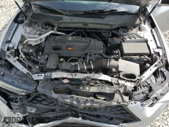 2022 Acura TLX w/A-Spec Package with VIN 19UUB5F55NA000851, listed as a Copart auction lot 54745015 with 44,219 mi miles and Salvage title. Bid and sale history available at DreamBid. Image 11.