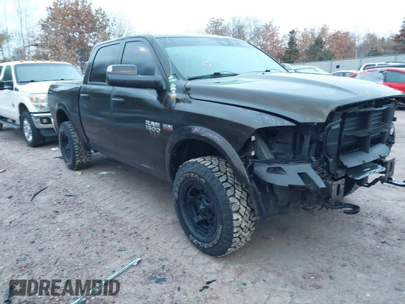 2013 Ram 1500 Outdoorsman with VIN 1C6RR7LT4DS677162, listed as a IAAI auction lot 41652523 with 151,958 mi miles. Bid and sale history available at carsss.com. Image 1.
