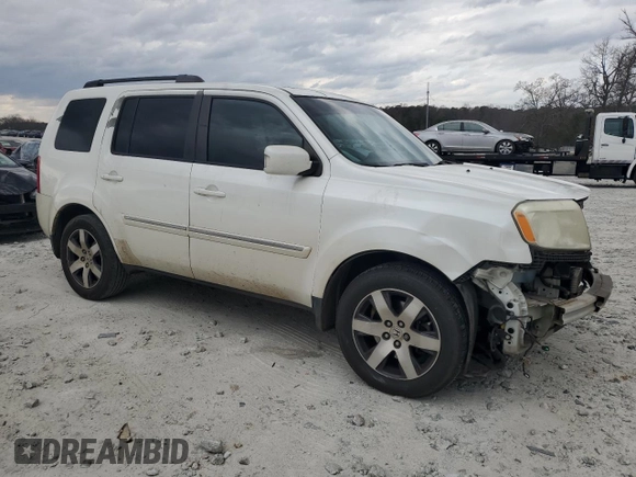 2012 Honda Pilot Touring with VIN 5FNYF4H98CB066135, listed as a Copart auction lot 47769625 with 171,708 mi miles and Salvage Title. Bid and sale history available at carsss.com. Image 4.