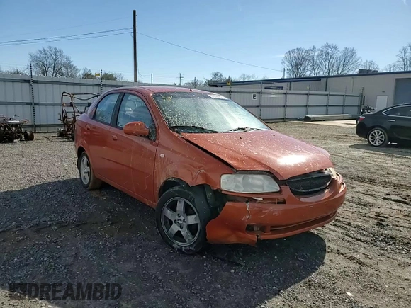 2006 Chevrolet Aveo LT with VIN KL1TG56686B562427, listed as a Copart auction lot 45393615 with 211,170 mi miles and Salvage title. Bid and sale history available at DreamBid. Image 11.