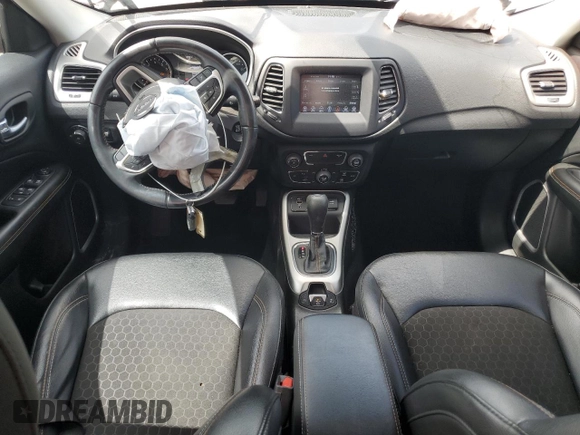 2021 Jeep Compass Latitude with VIN 3C4NJCBB1MT505377, listed as a Copart auction lot 59746895 with 44,217 mi miles and Non repairable. Bid and sale history available at DreamBid. Image 8.