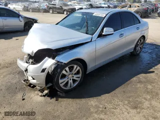 2008 Mercedes-Benz C-Class 3.0L Sport with VIN WDDGF54X28F090008, listed as a Copart auction lot 46546195 with 273,141 mi miles and Salvage Title. Bid and sale history available at carsss.com. Image 1.
