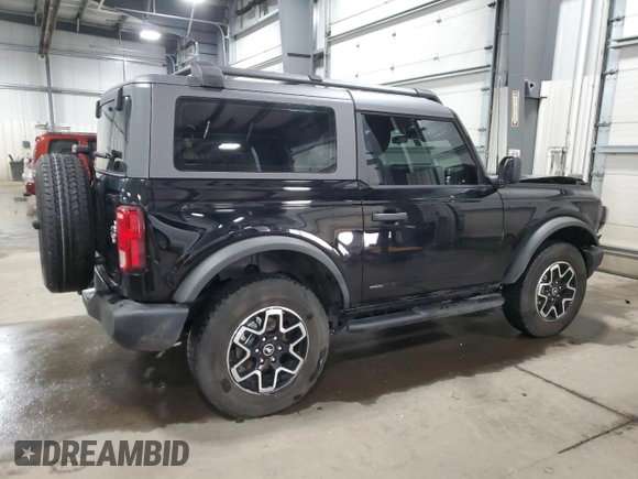 2023 Ford Bronco with VIN 1FMDE5AH7PLB26901, listed as a Copart auction lot 43171395 with 9,934 mi miles and Salvage title. Bid and sale history available at DreamBid. Image 3.