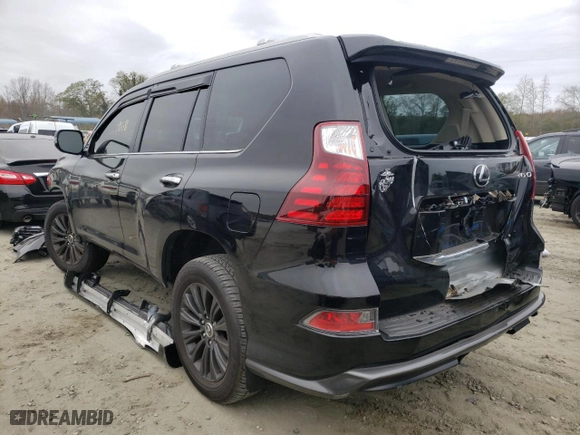 2022 Lexus GX with VIN JTJAM7BXXN5335981, listed as a Copart auction lot 66738332 with 1,868 mi miles. Bid and sale history available at carsss.com. Image 3.