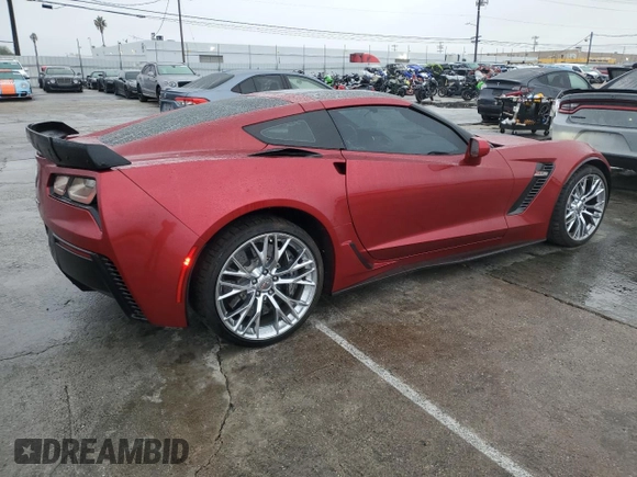 2015 Chevrolet Corvette Z06 3LZ with VIN 1G1YU2D6XF5603141, listed as a Copart auction lot 44274335 with 34,896 mi miles and Salvage Title. Bid and sale history available at carsss.com. Image 3.