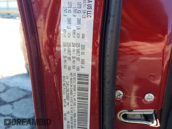 2020 Jeep Cherokee Latitude with VIN 1C4PJLCB9LD556587, listed as a Copart auction lot 45032955 with 79,150 mi miles and Salvage title. Bid and sale history available at DreamBid. Image 14.